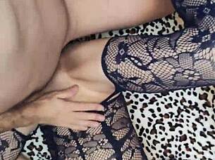 Wife Feels Passionate in Homemade Anal Lingerie Encounter with Husband