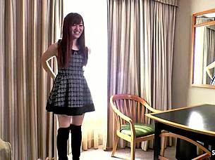 Can skinny teen handle multiple creampies from old guys in uncensored Japanese group sex?