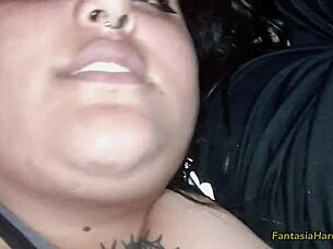 i watched tiktok porn with this latina and couldn't stop staring at her beautiful big tits so i used them to milk my cock