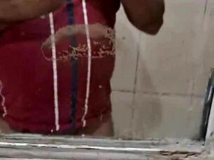 in this brazilian exhibitionist scene, she flashes through sheer clothing LEADING to an intense ORGASM.