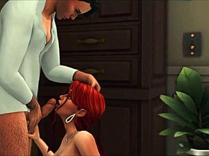 Character in Sims 4 has interaction with fiance before wedding event in casual narrative style