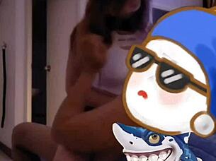 i'm riding hard until creampie with asian olga aoki