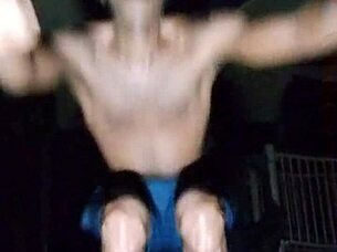 What Happens When A Skinny Mature Brunette Beauty Works Out In The Park With Her Teacher?