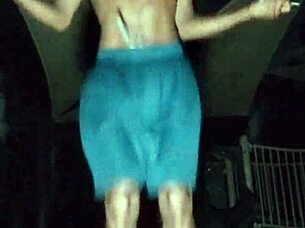 What Happens When A Skinny Mature Brunette Beauty Works Out In The Park With Her Teacher?