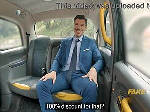 hey, this cab ride turns into wild public cowgirl fucking for cash 😏🚕