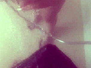 Exhibitionist couple fucks hard in public spa with wet pussy riding