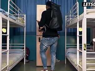 Lya Missy Dives Into Wild Interracial Action With Huge Black Cock At Horny Hostel