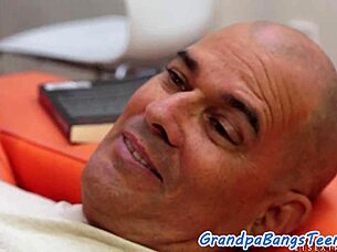 smalltitted teen 18+ rides seniors cock in close up