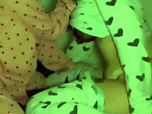 Gentle caresses between amateurs ended with huge tits lesbian fucking