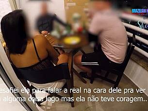 I put a horn on the cuckold with the security we hired, full on Sheer.