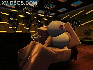 My subscriber kept begging, so why not fuck her hard in this Roblox condo game?