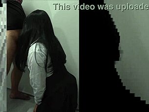 My best friend's student girlfriend shows up at my house asking about homework in uniform