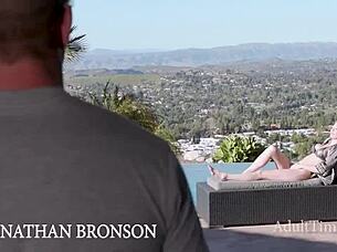 Adira Allure Squirts in Bikini Scene