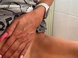 i feel so aroused watching her gentle fingers caress that small 18+ clitoris in the morning