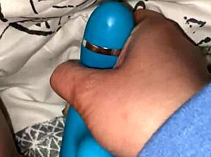 Hey milf slut how do you fuck your wet pussy with that dolphin vibrator so deep and orgasm hard