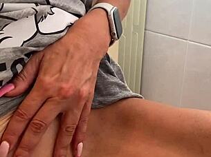 i feel so aroused watching her gentle fingers caress that small 18+ clitoris in the morning