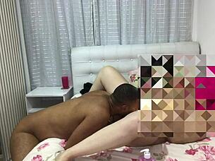 Fudendo with the Sexy Latina Amateur and Her Big Natural Tits in Lingerie 1on1