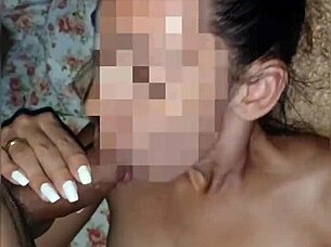 o corno is filming the whole oral pussy action in this intense session with passion