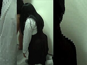 My best friend's student girlfriend shows up at my house asking about homework in uniform