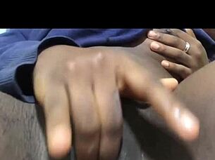 She dives into solo masturbation with her big pussy leading to a creampie finish. It's all about that intimate personal exploration in a casual setting.