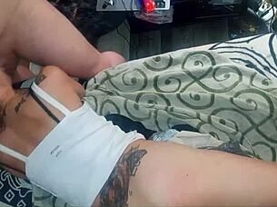 Discussing that intense session from anal to face action