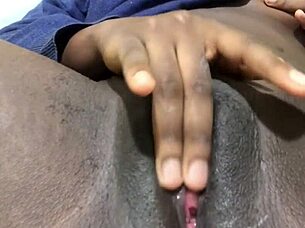 She dives into solo masturbation with her big pussy leading to a creampie finish. It's all about that intimate personal exploration in a casual setting.