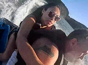 What wild adventures on jet ski in guarujá sea!