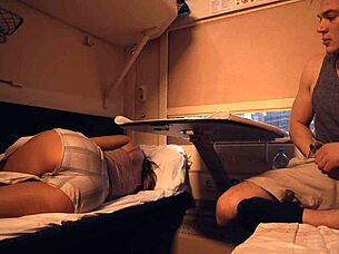 I finally got to fuck that sexy college friend in quick doggystyle on the train 😏🚂