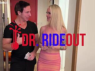 Blonde bombshell with tattoos dominates the scene