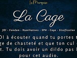 La Cage Femdom Caged Anal Jerk Off Instructions