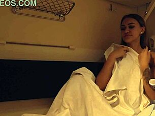 I finally got to fuck that sexy college friend in quick doggystyle on the train 😏🚂