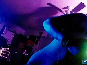 Whoa, check out tattooed brunette tenshii tushii getting rough fucked and dominated in homemade lingerie action!