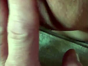 Blonde pawg gets creampie in country pov pussy action