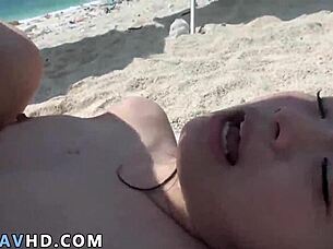 Dirty japanese beach lover hina maeda enjoys outdoor creampie smashing in uncensored jav