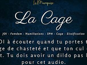 La Cage Femdom Caged Anal Jerk Off Instructions