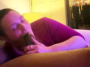 ONLY WAY TO WRAP MY LIPS AROUND THAT MASSIVE BLACKCOCK FOR A DEEP THROAT SESSION!