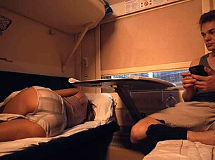 I finally got to fuck that sexy college friend in quick doggystyle on the train 😏🚂