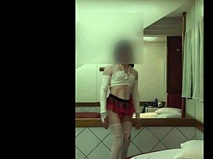 Hey, you in that schoolgirl fantasy costume? Want to play as a naughty crossdressing ladyboy tonight?