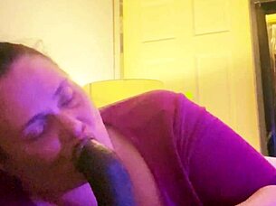 ONLY WAY TO WRAP MY LIPS AROUND THAT MASSIVE BLACKCOCK FOR A DEEP THROAT SESSION!