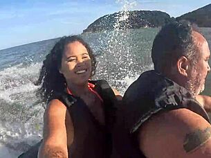 What wild adventures on jet ski in guarujá sea!
