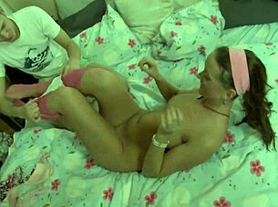 Just turned 18, Violetta Radkava the redhead slut gets her first anal pounding.