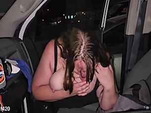 Those big milf tits look so tempting after the concert