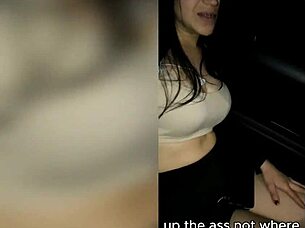 Trainer guides young Colombian babe through ass worship practices at home.