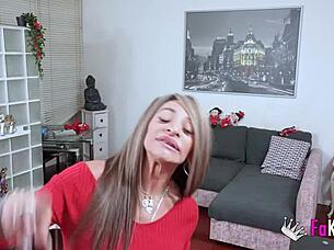 Colombian Mom Vanessa Deepthroats and Fucks 18-Year-Old Boy in First-Time Porn Scene