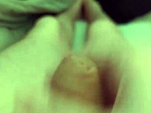 Amateur Guy Strokes Massive Monster Cock in Relaxing Homemade Masturbation Session