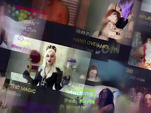 thick ebony babe dominates small 18+ cock with sloppy head and big booty action