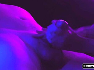 I Feel So Connected Giving Sensual Handjob To His Cock With Romantic Moans