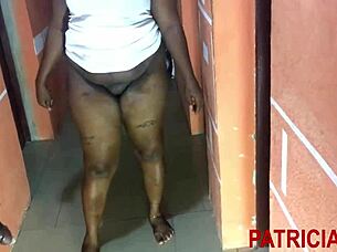 Oh yeah, bend over quick for that big dick pounding in the corridor, you sexy BBW!