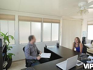 Poor college girl needs credit for her european trip in casting