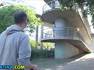 i suck that big monster cock like a real latina teen